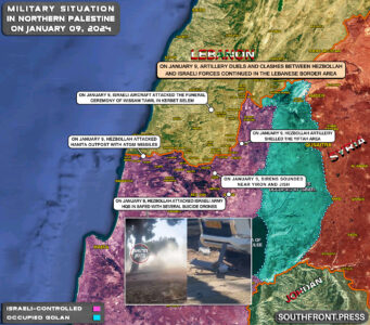 Military Situation In Palestine On January 9, 2024 (Map Update)