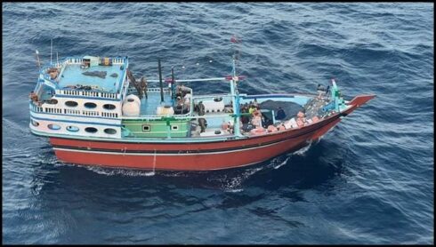 US CENTCOM Reported Seizure Of Iranian Boat With Weapons For Yemeni Ansar Allah