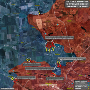 Military Situation On Ukrainian Frontlines On February 13, 2024 (Map Update)