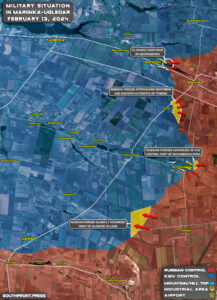 Military Situation On Ukrainian Frontlines On February 13, 2024 (Map Update)