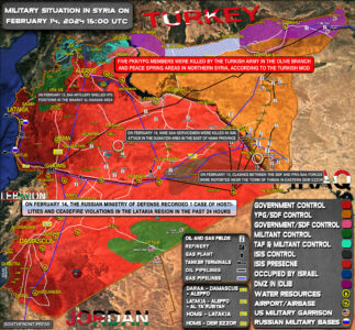 Military Situation In Syria On February 14, 2024 (Map Update)