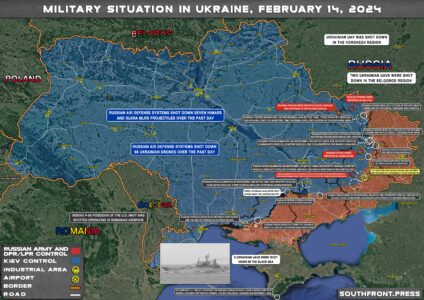 Military Situation On Ukrainian Frontlines On February 14, 2024 (Map Update)