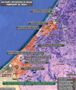 Military Situation In Palestine On February 15, 20224 (Map Update)