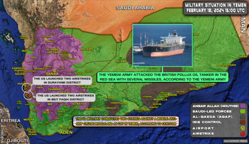 Military Situation In Yemen On February 18, 2024 (Map Update)