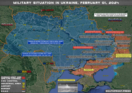 Military Situation In Ukraine On February 1, 2024 (Map Update)