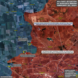 Military Situation On Ukrainian Frontlines On February 20, 2024 (Map Update)