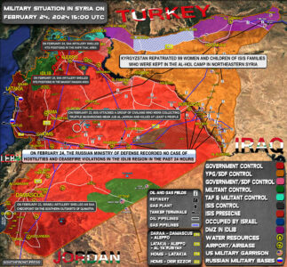 Military Situation In Syria On February 24, 2024 (Map Update)