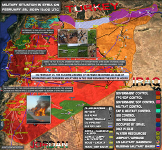 Military Situation In Syria On February 25, 2024 (Map Update)