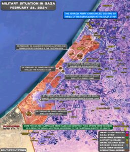 Military Situation In Gaza Strip On February 26, 2024 (Map Update)