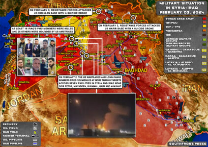 Military Situation In Syria And Iraq On February 3, 2024 (Map Update)