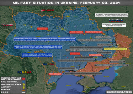 Military Situation In Ukraine On February 3, 2024 (Map Update)