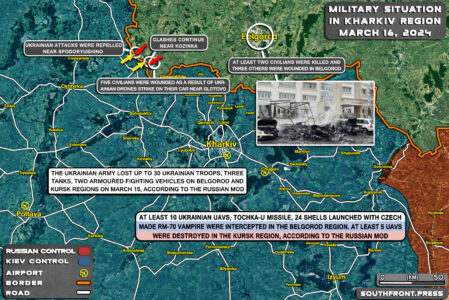 Ukraine Does Not Stop Desperate Attempts To Cross Russian Border (Video, Map Update)