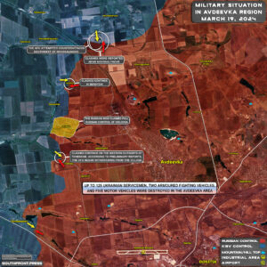 Military Situation On Ukrainian Frontlines On March 19, 2024 (Map Update)