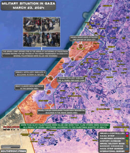 Military Situation In Gaza Strip On March 23, 2024 (Map Update)