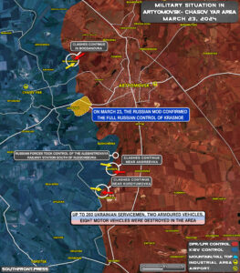 Military Situation On Ukrainian Frontlines On March 23, 2024 (Map Update)