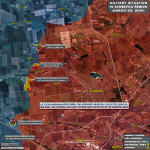 Military Situation On Ukrainian Frontlines On March 23, 2024 (Map Update)