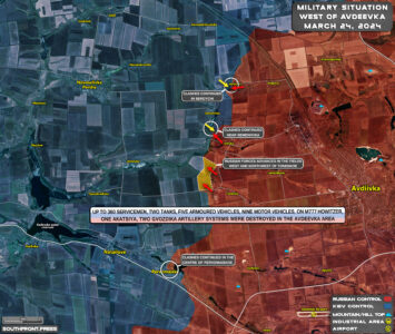 Military Situation On Ukrainian Frontlines On March 24, 2024 (Map Update)