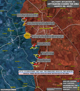 Russian Forces Advance In All Directions In Ukraine (Map Update On March 25, 2024)