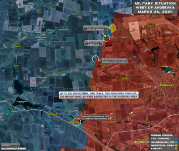 Military Situation On Ukrainian Frontlines On March 26, 2024 (Map Update)