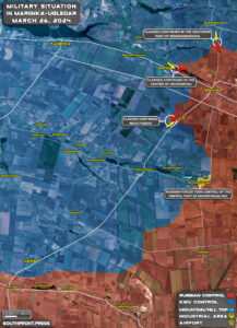 Military Situation On Ukrainian Frontlines On March 26, 2024 (Map Update)