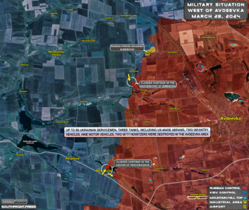 Military Situation On Ukrainian Frontlines On March 28, 204 (Map Update)