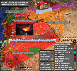 Military Situation In Syria On March 30, 2024 (Map Update)