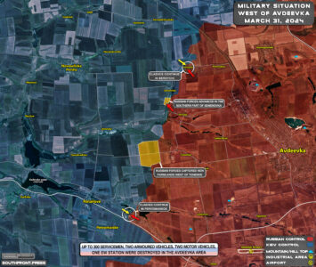 Russian Army Advanced On Donbass Frontlines (Map Update On March 31, 2024)