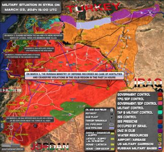 Military Situation In Syria On March 3, 2024 (Map Update)