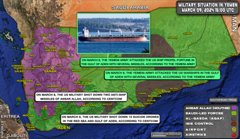 Military Situation In Yemen On March 9, 2024 (Map Update)