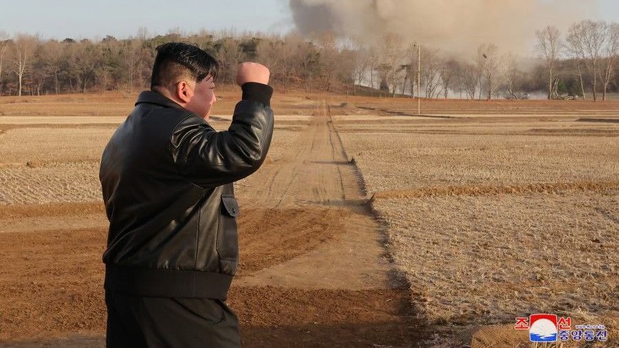 In Video: North Korean Leader Oversees ‘Super-Large Caliber' Rockets Launch Drills