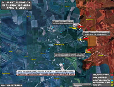 Military Situation On Ukrainian Frontlines On April 10, 2024 (Map Update)