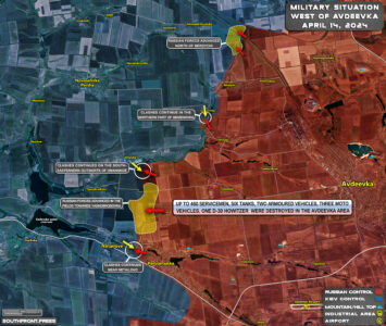 Military Situation On Ukrainian Frontlines On April 14, 2024 (Map Update)