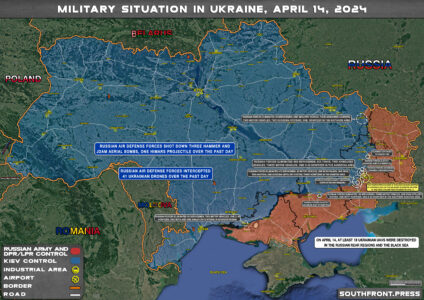 Military Situation On Ukrainian Frontlines On April 14, 2024 (Map Update)