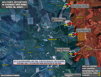 Military Situation In Ukraine On April 15, 2024 (Map Update)