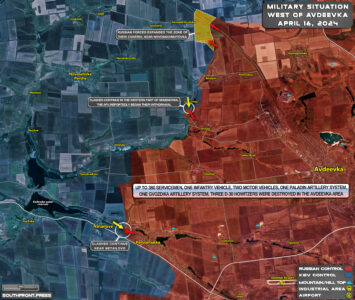 Military Situation On Ukrainian Frontlines On April 16, 2024 (Map Update)