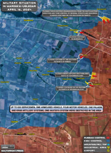 Military Situation On Ukrainian Frontlines On April 16, 2024 (Map Update)