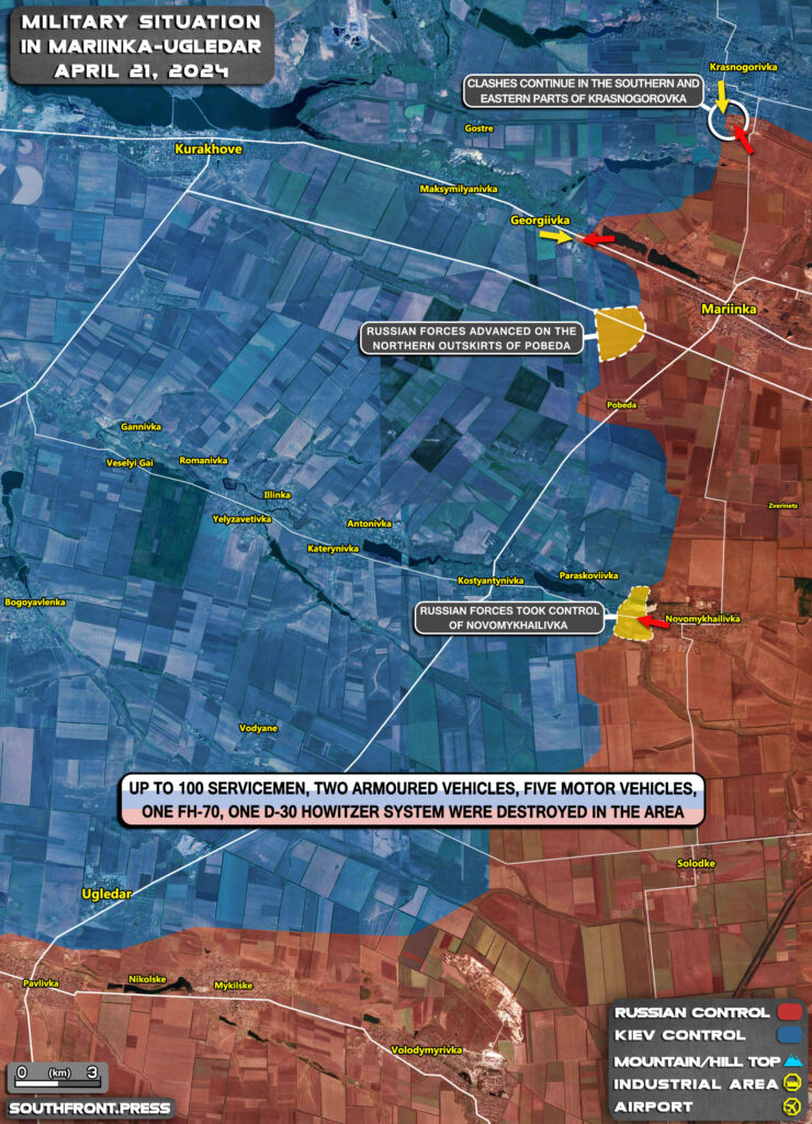 In Maps: Russian Forces Make Gains Around Chasov Yar And Ugledar