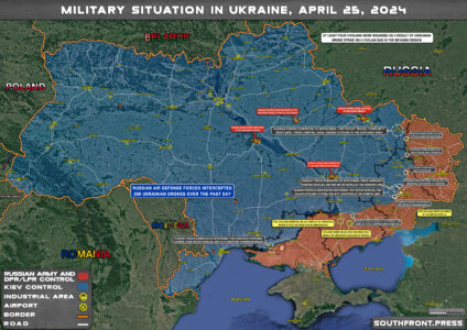 Military Situation On Ukrainian Frontlines On April 25, 2024 (Map Update)