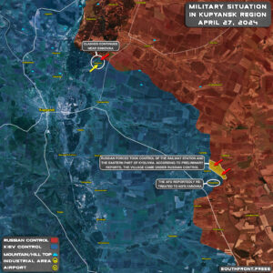 Russian Army Advanced On Ukrainian Frontlines On April 27, 2024 (Map Update)