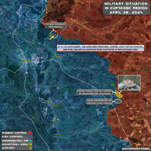 Military Situation On Ukrainian Frontlines On April 28, 2024 (Map Update)