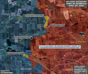 Military Situation On Ukrainian Frontlines On April 29, 2024 (Map Update)