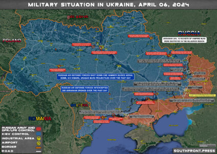 Waves Of Russian Strikes Hit Targets Throughout Ukraine (Map Update On April 6, 2024)