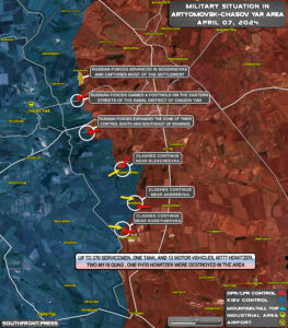 Military Situation On Ukrainian Frontlines On April 7, 2024 (Map Update)