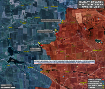 Military Situation On Ukrainian Frontlines On April 7, 2024 (Map Update)