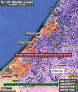 Military Situation In Palestine On April 8, 2024 (Map Update)