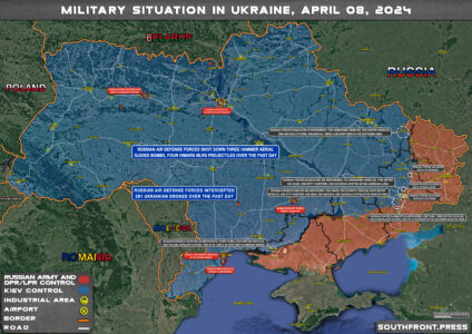 Military Situation In Ukraine On April 8, 2024 (Map Update)