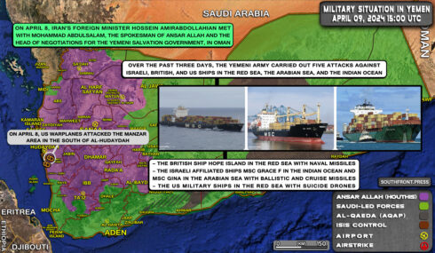 Military Situation In Yemen On April 9, 2024 (Map Update)