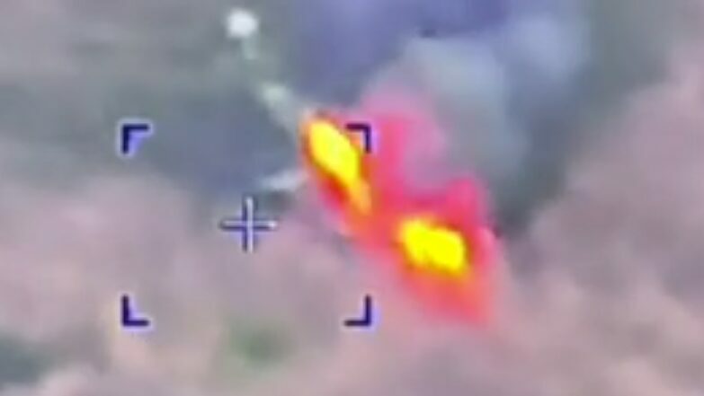 Russian Troops Shot Down Yet Another Ukrainian Helicopter (Video)