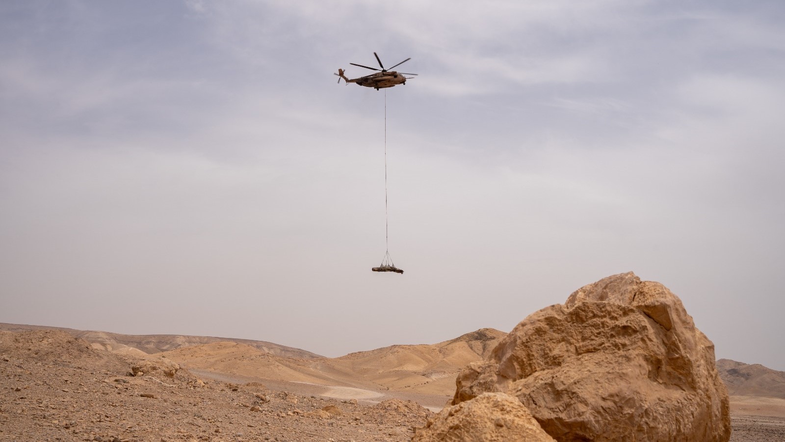 Israeli Army Removes Remains Of Iranian Missile Using Helicopter (Photos)