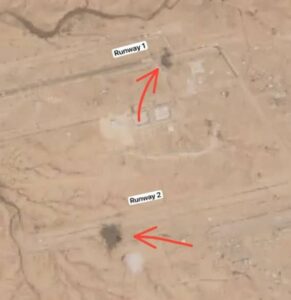 Satellite Imagery Confirmed Damage To Runways At Israeli Nevatim Air Base